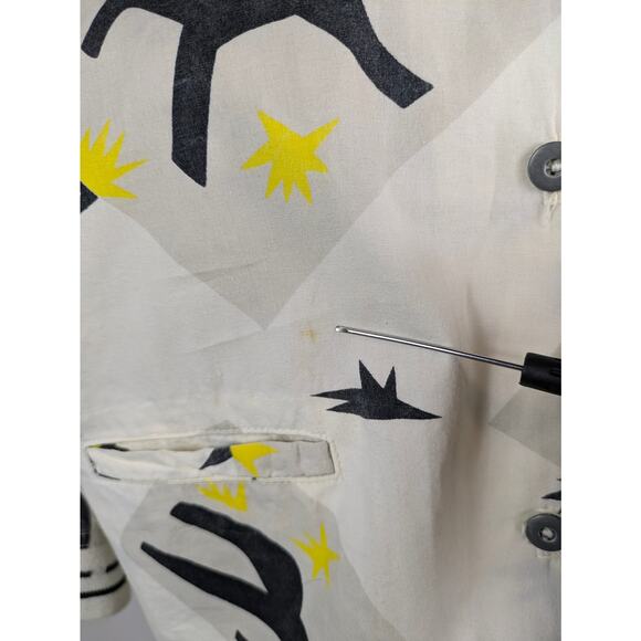 Vtg Dolce Vita Womens M Jacket Top Set POOR Jamaican Style Voodoo Crop Designer - Picture 16 of 16